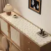 Tapete para Entrada com Toque de Luxo Leve e Sofisticado, Tapete para Aparador Estilo Vintage, Tapete para Sapateira Resistente ao Desgaste e Fácil de Limpar, Tapete Protetor para Bancada