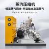 Compresor de vapor ahorro de energía y reducción de consumo vapor 195 alta temperatura motor de vapor de tornillo simple fabricante de compresores de tornillo