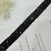 4cm de Ancho Malla Lentejuelas Bordado a Mano Encaje Brillante Adorno DIY Accesorios para Vestido de Boda Decoración de Cinturón Material para Escenario
