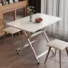 Mesa Plegable, Mesa de Comedor para el Hogar, Mesa de Comedor para Apartamento Pequeño, Mesa de Comedor Redonda, Mesa Pequeña Simple Portátil, Moderna y Sencilla