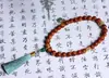 Taihang Yabai DIY Alta-óleo denso envelhecido material velho pulseira pulseira segurando meninos e meninas Wenwan Buda Rosário Alto sentido