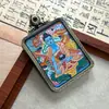 Hotong Nepal Xizang Pura Feito à Mão Pintado à Mão Thangka Buda da Medicina 4*5 Núcleo do Cartão