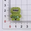 Monstruo Brotando de Dibujos Animados, Monstruo Dentudo, Accesorios Populares de Resina para Bricolaje, Pasadores Hechos a Mano, Accesorios para el Cabello, Pegatinas para Vasos de Agua, Creativo