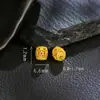 Prata 925 Banhada a Ouro com Corindo Incrustado Vazado Finamente Trabalhado Contas Cilindricas Contas Espaçadoras DIY Versátil Acessórios de Contas Cilindricas
