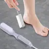 Raspador Exfoliante para Pies, Lima Doméstica para Pies y Talones, Frotador de Cutículas, Raspador de Pies, Pedicura para Callos, Cepillo para Pies