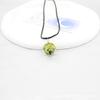 Collar simple de flor seca natural espécimen hecho a mano flor de encaje gema del tiempo árbol pequeño árbol de vida fresca joyería pequeña