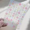 YITU Figura de Hormiga Transparente Lisa Macarrón Estrella Puntos Calcomanía para Uñas Dulce Linda Decorativa YT5610