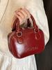 Bolsa Almofada Portátil da Moda Estilo Europeu Simples Estilo Coreano Popular para Primavera e Verão Bolsa Transversal Versátil de Alta Textura para Mulheres