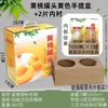 Maleta de Melocotón Amarillo en Lata Caja Verde Estilo Maleta, Embalaje de Cartón para Fruta de Melocotón Amarillo en Lata, Caja de Lata de Botella Roja, Embalaje de Caja de Regalo
