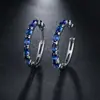 Moda europeia e americana personalizada all-match brinco de zircônia em forma de ovo feminino bonito joias para fotos de rua Ruili fábrica direta brincos Ruili