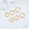 Banda de Acero de Titanio que no se decolora Bucle para Colgante Cierre de Resorte de Acero Pendientes sin Colgante Aros para Orejas Pendientes de Perla Hechos a Mano DIY Accesorios