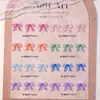 Decoraciones de Uñas de Resina Transparente Estilo Ice-Clear con Dibujos Animados y Moños Lindos, Accesorios para Uñas Usables y Accesorios para Pendientes al por Mayor