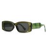 9250 Gafas de Sol Modernas Retro de Marca Grande INS Color Tinta Feng Shui Gafas de Sol Versátiles de Moda para Mujer Espejo Plano Anti-luz Azul