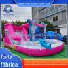 Castelo inflável grande slide crianças trampolim onda saltando castelo inflável castelo ao ar livre barraca grande