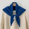 Xale Triangular da Moda para o Trabalho Feminino, Cachecol Triangular Decorativo Quente de Outono e Inverno, Capa Elegante para Roupa Exterior