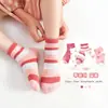 Calcetines Infantiles de Oso de Dibujos Animados para Primavera y Otoño para Niños y Niñas, Calcetines de Caña Media, Calcetines Modernos de Dibujos Animados, Calcetines para Estudiantes al por Mayor