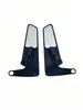 Lâmina de Plástico Espelho Azul Refletivo Espelho Branco Kawasaki Yamaha KTM Defletor de Vento Modificação de Motocicleta Espelho Retrovisor Rotativo