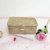 Caja de almacenamiento de escritorio vintage tejida con algas rectangulares de fabricantes de fuentes Caja de regalo de estilo occidental con caja de almacenamiento con tapa
