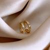 Aretes Geométricos Exagerados Europeos y Americanos de Aguja de Plata 925 Lujo Accesible Aretes de Gama Alta Aretes Estilo Metal para Mujer Venta al por Mayor