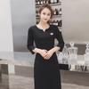 Vestido de negócios feminino de verão, slim fit, respirável, direto da fábrica, coreano
