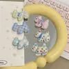 2025 Pinza para el Cabello de Perro a Cuadros de Dibujos Animados Pinza para Flequillo de Chica Dulce Pinza Lateral Accesorios para el Cabello de Estudiante Versátil Tocado