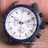 Reloj cronógrafo multifuncional, resistente a rayones y al desgaste, mecánico de cuarzo totalmente automático, impermeable con esfera luminosa