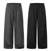 Ropa de Hombre Beijie Verano Nuevo 280g Corte Tridimensional Pantalones de Traje Plisados para Hombre 2 Colores Rectos Casuales