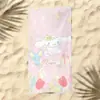 Toalla de Playa Sanrio Patrón de Dibujos Animados para Niños Gato Kitty Estampado Toalla de Baño Microfibra Secado Rápido para la Playa Toalla de Natación