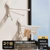 Estante para Toallas con Ventosa Baño Giratorio Sin Taladro Montado en Pared Baño Cocina Estante de Almacenamiento Estante para Trapos Colgante Estante para Toallas de Baño