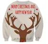 Nuevo comercio exterior transfronterizo Europa y Estados Unidos Navidad floral Amazon AliExpress estación independiente suéter estampado de cuello redondo para mujer