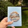 Stock listo en todo el país cajas planas acrílicas pegatinas souvenirs de ciudades turísticas regalos culturales y creativos estilo personalizado universal