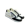 Marca de Lujo Europea P Zapatos de Hombre Cómodos Deportivos Moda Cuero Genuino Británico Bloques de Color Triángulo Logo Zapatos Casuales