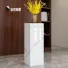 Suporte de Flores Coluna Escultura Base de Pedra Pilar de Pedra Iluminação Luxuosa Sala de Estar Chão Suporte de Flores Base de Mármore Mesa de Exibição Ornamento