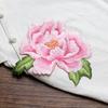 Fugui Peônia Flor Combinação Bordado Pano Adesivo Cheongsam Aplique Decoração Artesanal DIY Subsídio Reparo Acessórios Patch Sem Cola