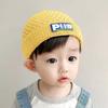 Gorro de lana para bebé transfronterizo otoño e invierno gorro cálido para niños lindo súper lindo ojos grandes para niños y niñas gorro de punto para niños