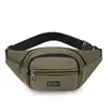 Riñonera de Moda Transfronteriza Personalizada Impermeable Tela Oxford para Hombre Bolso de Pecho Multicompartimento Versátil Portátil para Monedas y Teléfono Móvil