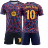 2627 Camisa Pedri Barcelona pré-jogo treino uniforme de futebol número 10 Yamal Messi conjunto