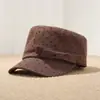 Chapéu octogonal com laço de bolinhas estilo coreano para mulheres, boina versátil estilo newsboy retrô literário para outono e inverno, que afina o rosto
