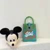 2025 Popular Dibujo Animado Lbb Linda Bolso Cruzado Tejido Billetera Bolso de Mano para Llevar a Mano Bolso de Mano Estilo K Ins
