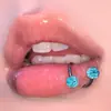Pendientes de Acero Inoxidable Forma de S Modelo S4 Completamente Incrustados con Diamantes, Clavos para Cartílago del Oído, Pendientes Pequeños de Acero de Titanio con Diamantes para Mujer, Clavos para Labios y Clavos para Nariz