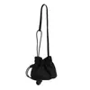 Elegante y estiloso bolso tipo cubo con cordón para mujer, nuevo modelo 2026, bolso de hombro versátil, bolso cruzado para el día a día