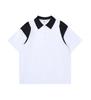 Camisa cultural con solapa de color block, camisa publicitaria, ropa de trabajo personalizada, polo comercial personalizado, camiseta corporativa