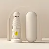 Sombrilla de sol, protección UV, ultraligera, doble uso para sol y lluvia, sombrilla de cápsula para el sol con 50% de descuento