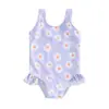 6-12M,12-18M,18-24M,2-3Años3-4Años traje de baño de una pieza para niños niñas