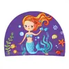 Gorro de Natación Infantil de Dibujos Animados Gorro de Tela Cómodo Gorro de Natación para Bebé Niños y Niñas Estudiantes de Primaria Equipo de Entrenamiento para Piscina