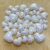 Magic Color Love meia-cara sereia Ji telefone móvel shell patch coração de pêssego metade pérola plana em forma de coração friso acessórios de joias