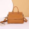 Bolso de Mujer de Piel de Vaca de Primera Capa, Bolso de Hombro Único Cruzado, Estilo Europeo y Americano, Moda Transfronteriza, Funda de Cuero Genuino para Viaje