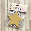 12 peças de single-sided ins Net vermelho bronzing papel pennant bebê crianças festa de aniversário bandeira de decoração atacado
