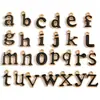 Acessórios de Joias com Gotejamento de Óleo em Liga Metálica Pingentes de 26 Letras Inglesas Pulseira DIY Chaveiro Pingente Decorativo S132