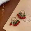 Brincos de Pérolas com Bússolas Estilo Palácio Vintage para Mulheres 2025 Nova Chegada Brincos Estilo Chinês Novo Elegantes Brincos Hanfu